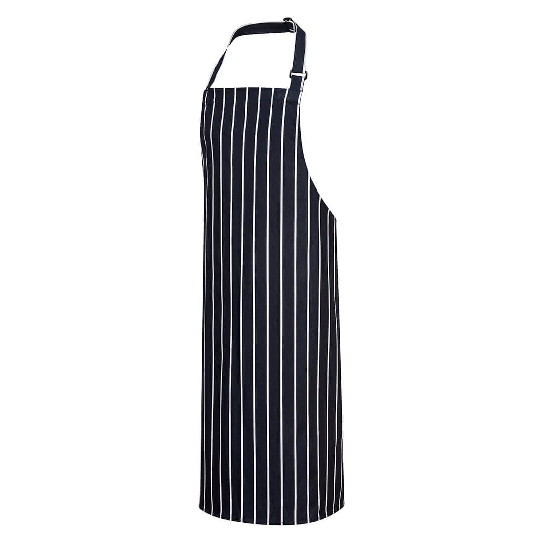 Butchers Apron in Navy/White