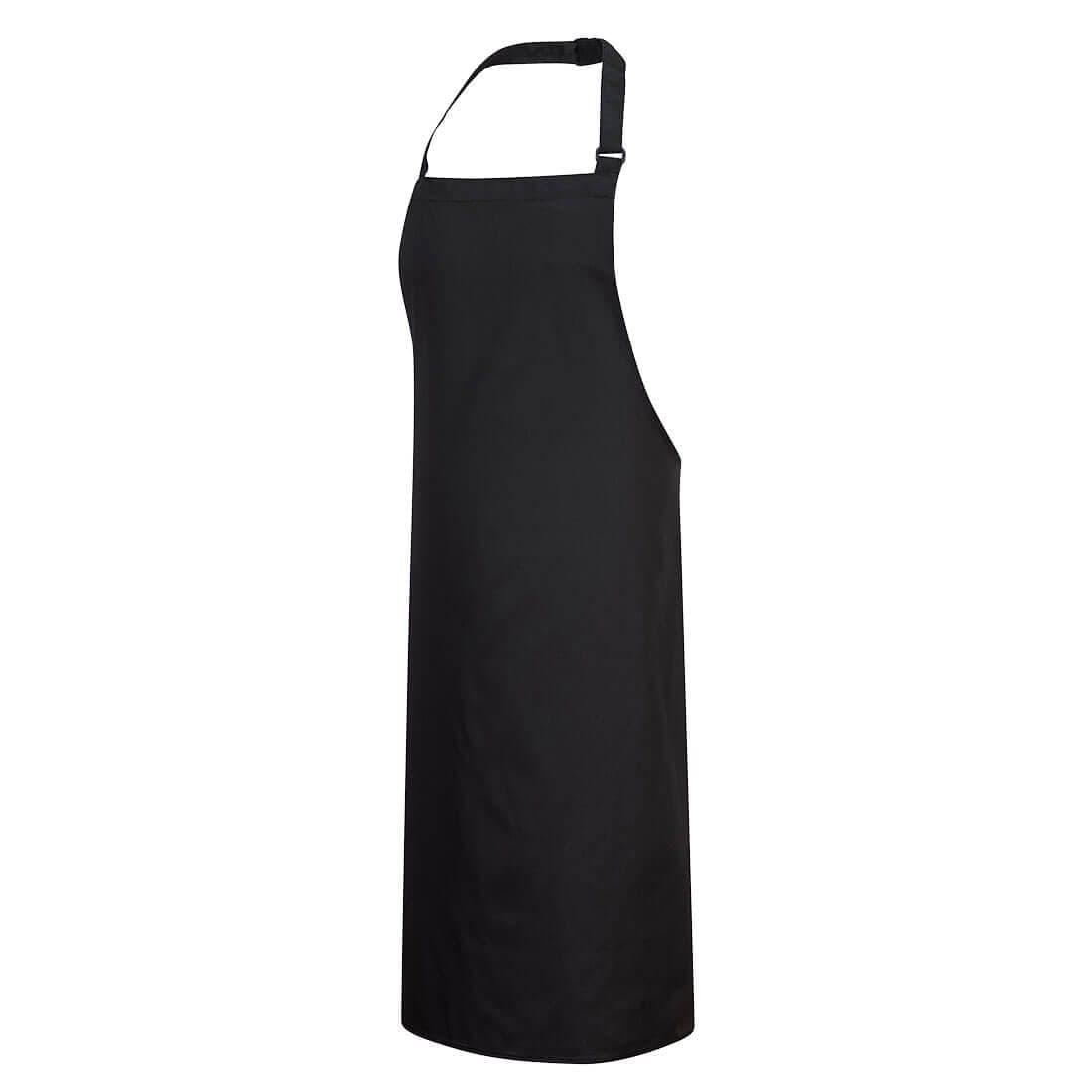 Polycotton Bib Apron in Black