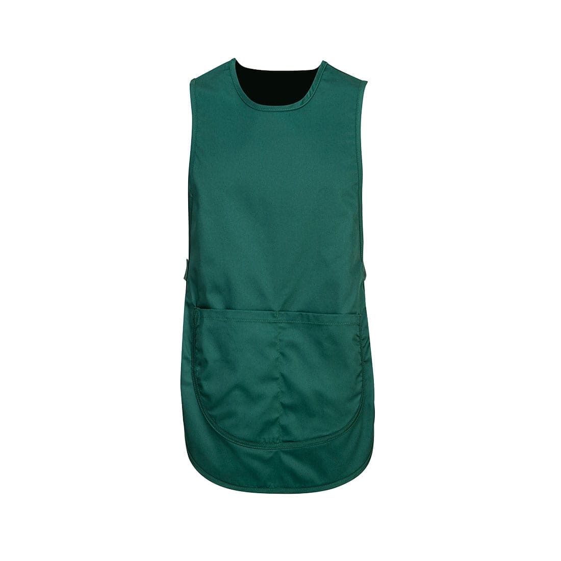 Tabard Apron with Pocket in Bottle Green
