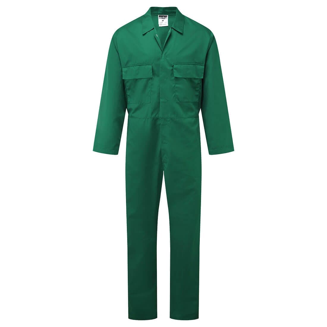 Euro Work Coverall in Bottle Green