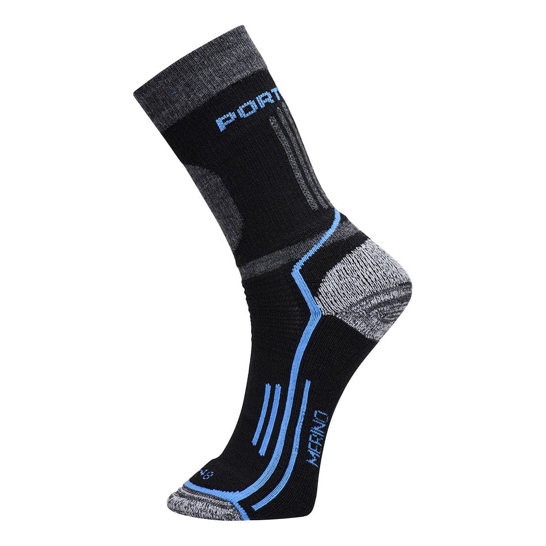 Winter Merino Sock in Black