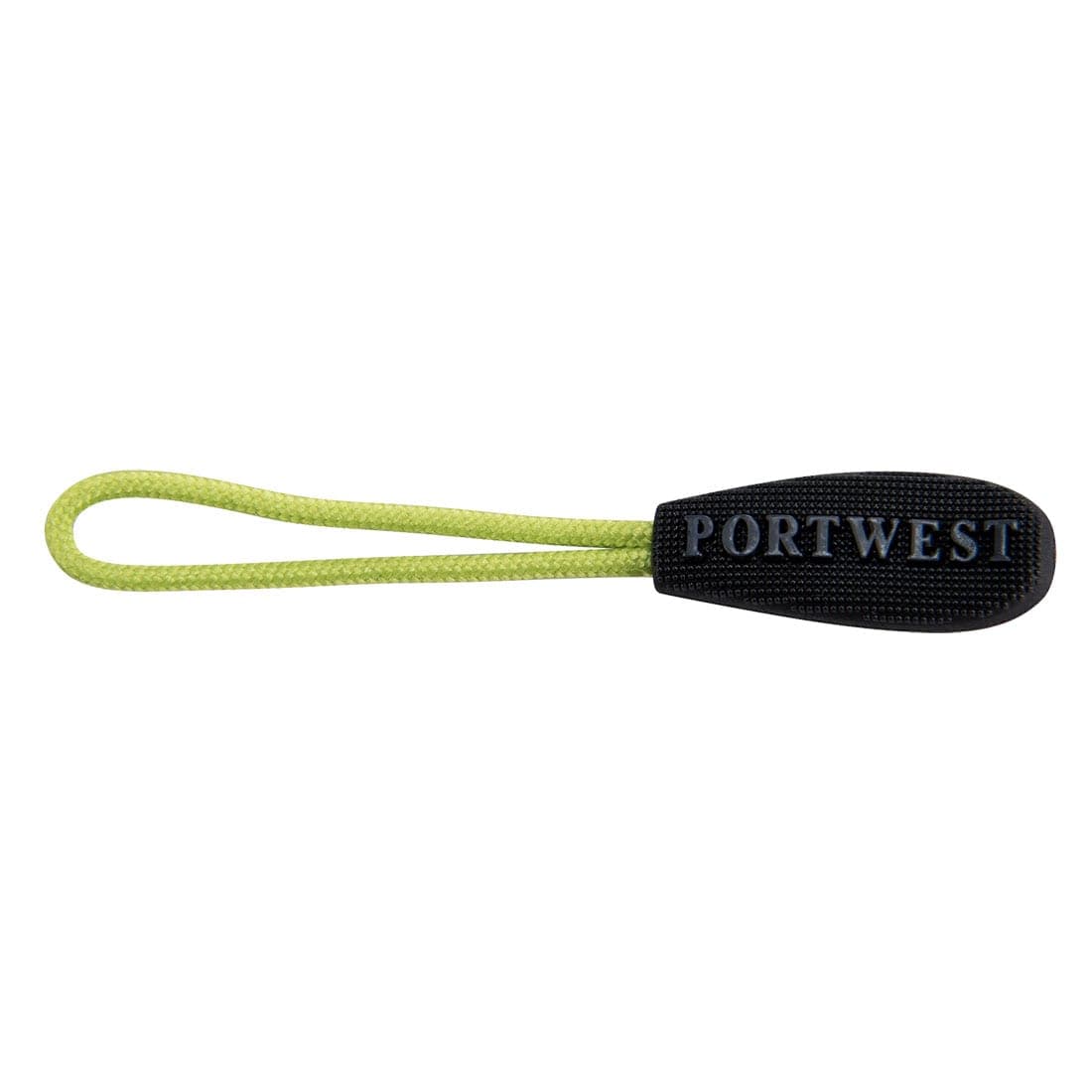 Replaceable Zip Pullers in Lime Green