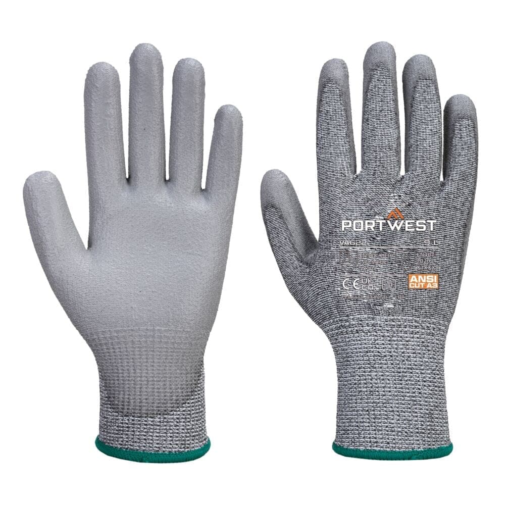 Vending Cut C13 PU Glove (144 Pairs) in Grey